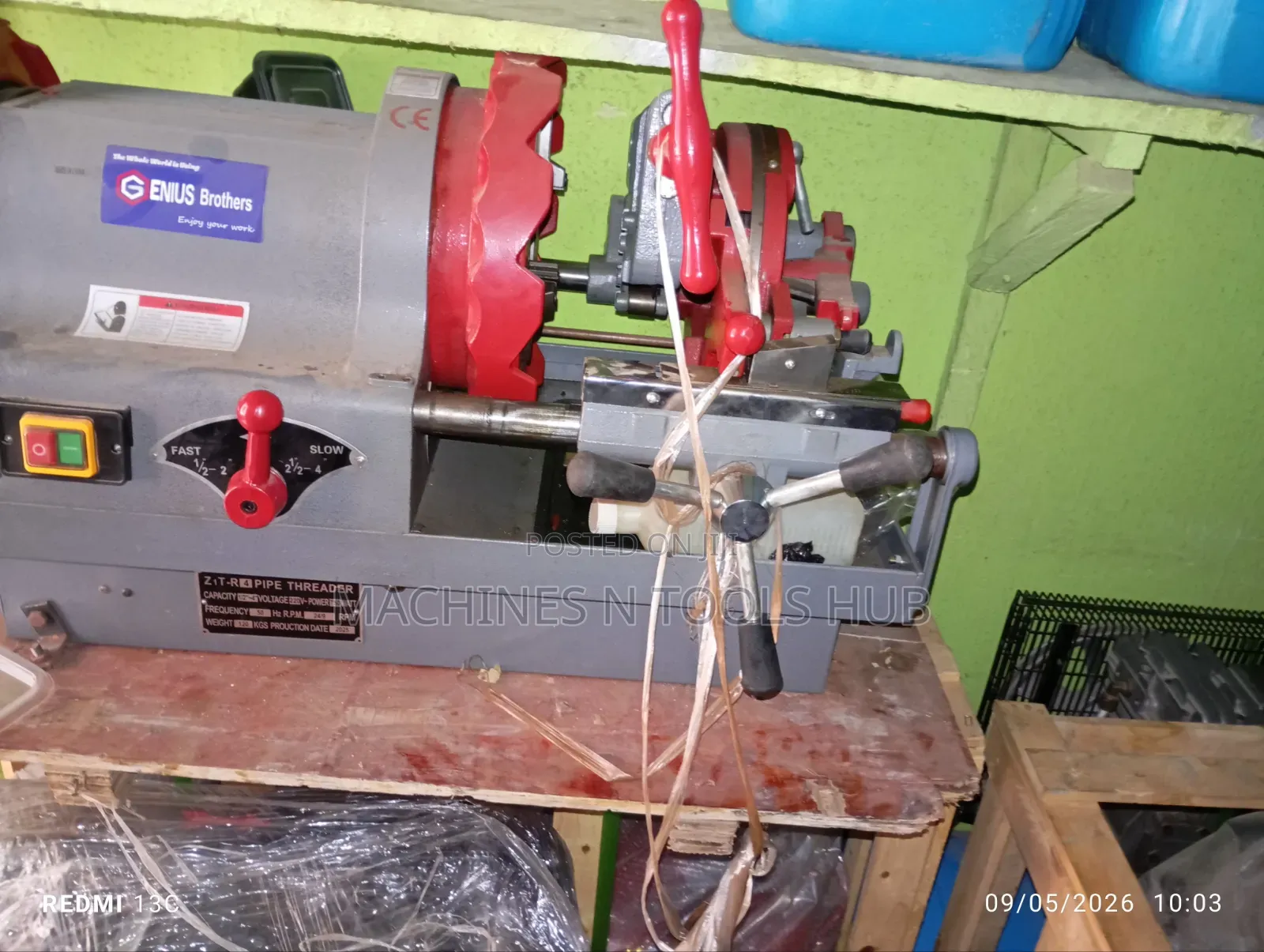 Pipe Threading Machine 4 Inches