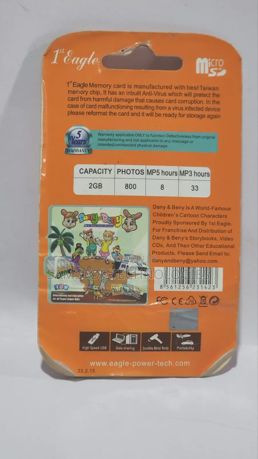 1st Eagle Memory Card - 2gb