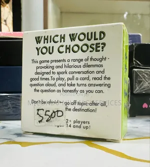 Which Would You Choose? 50 Amusing Dilemmas Card Game