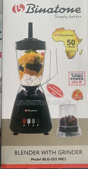 Binatone Electric Blender and Grinder BLG 555