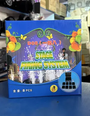 Fireworks Sparkler Machine. 8in1 Box With 2 Remotes