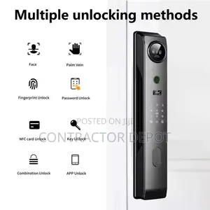 Fully Automatic Smart Door Lock Active Intercom Tuya Remote Control