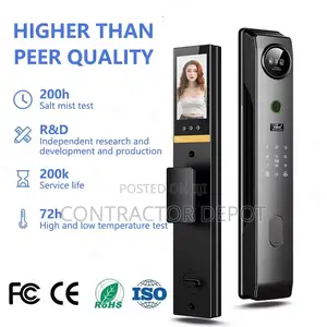 Fully Automatic Smart Door Lock Active Intercom Tuya Remote Control