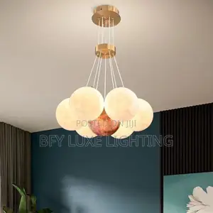 7-Ball Bubble Pendant Light – Modern Led Ceiling Chandelier