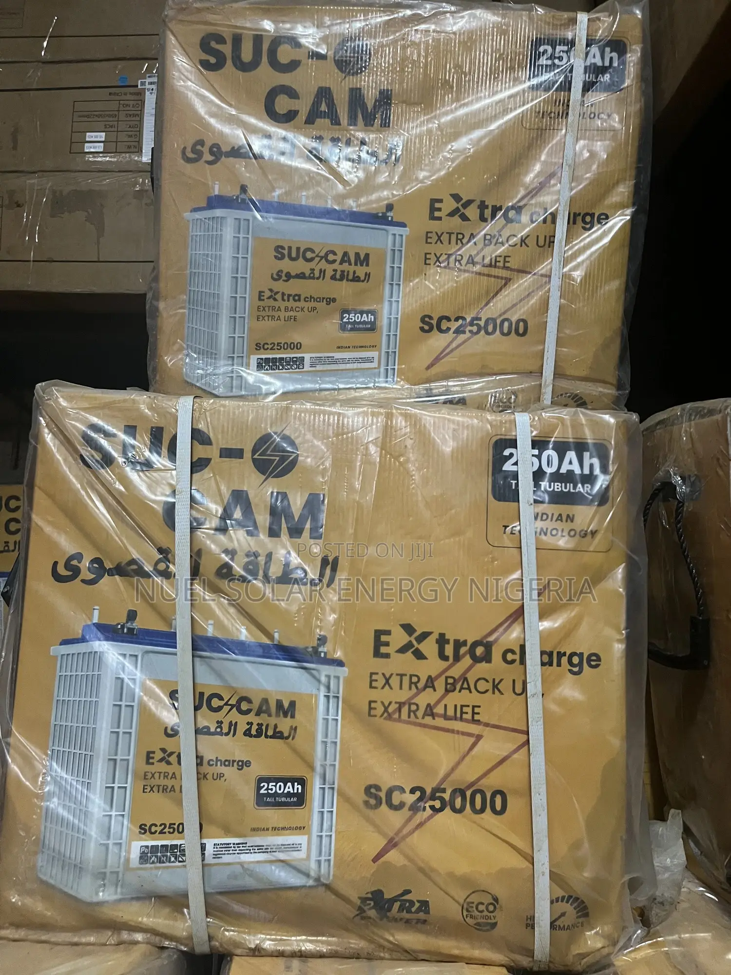Suc - Cam 250ah 12v Tubular Battery