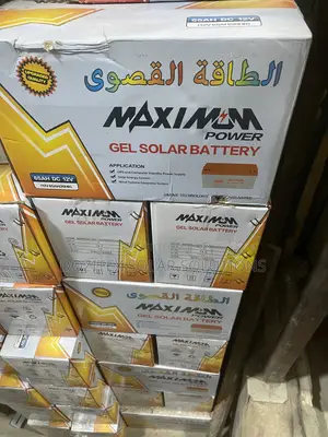 Maximum Power Gel Solar Tubular Battery