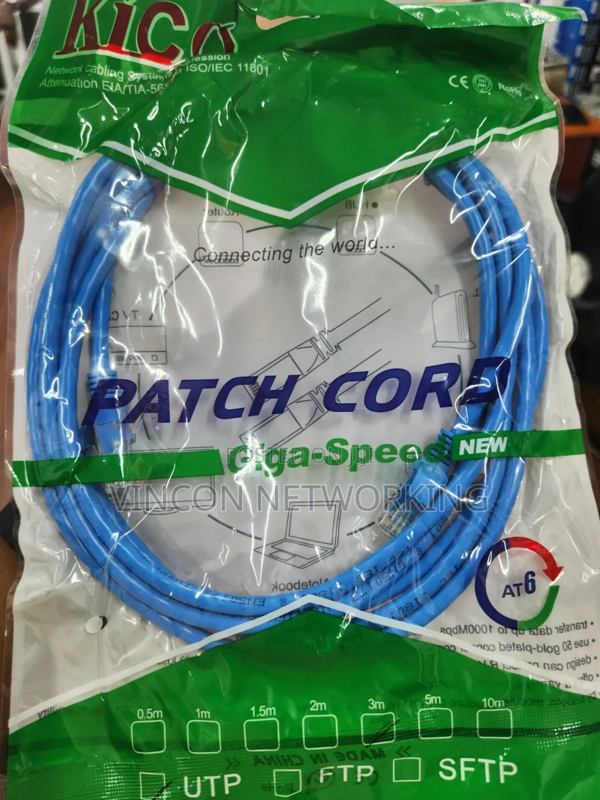 3-Meter Cat6 Patch Cord