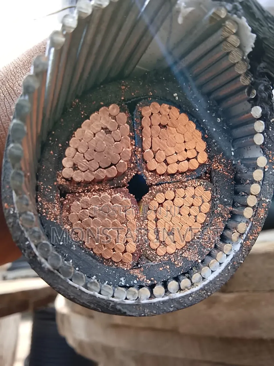 Armored Cable 4core