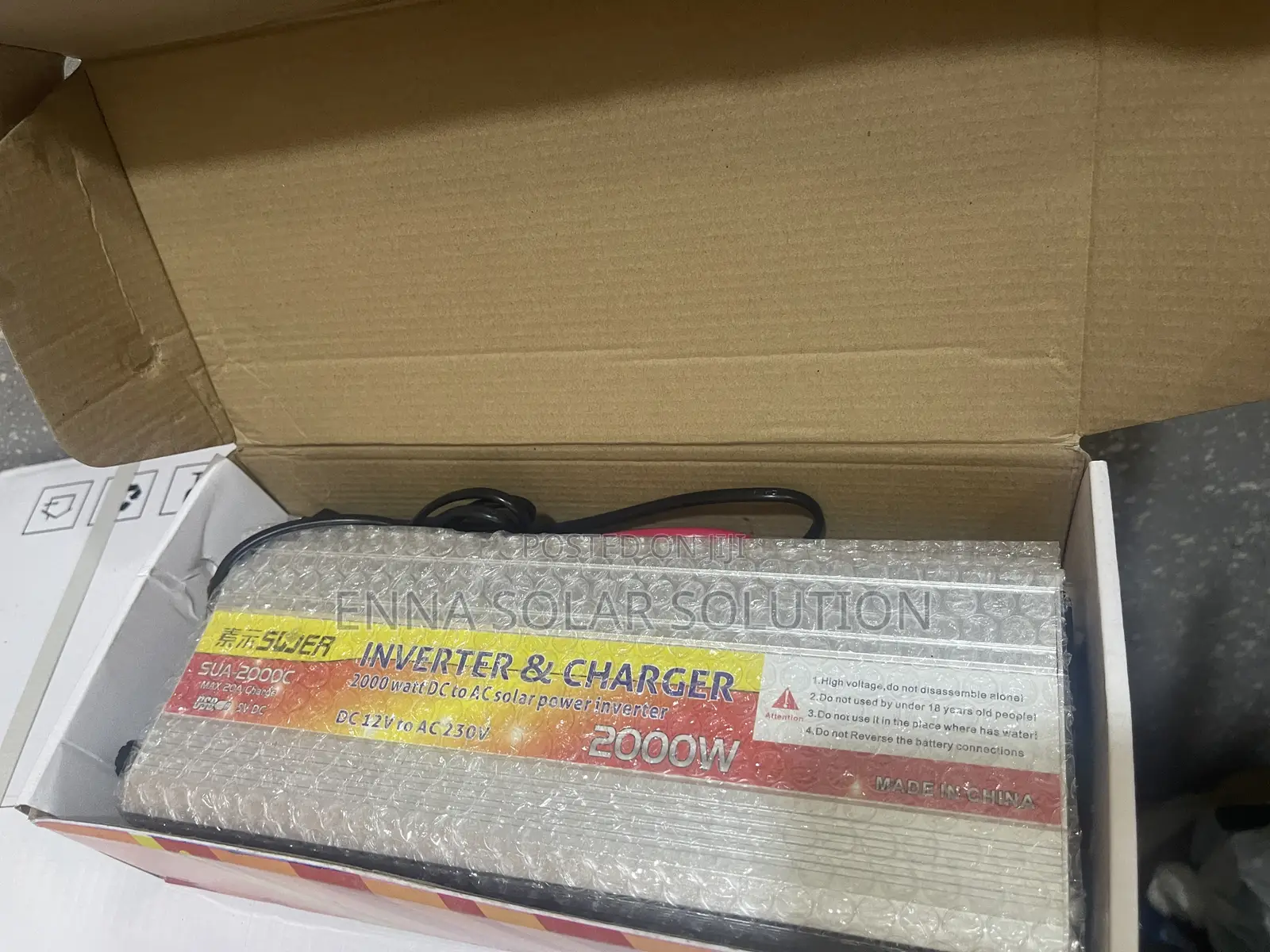 2 in 1 2000w Jongfa Sachet Inverter Charger