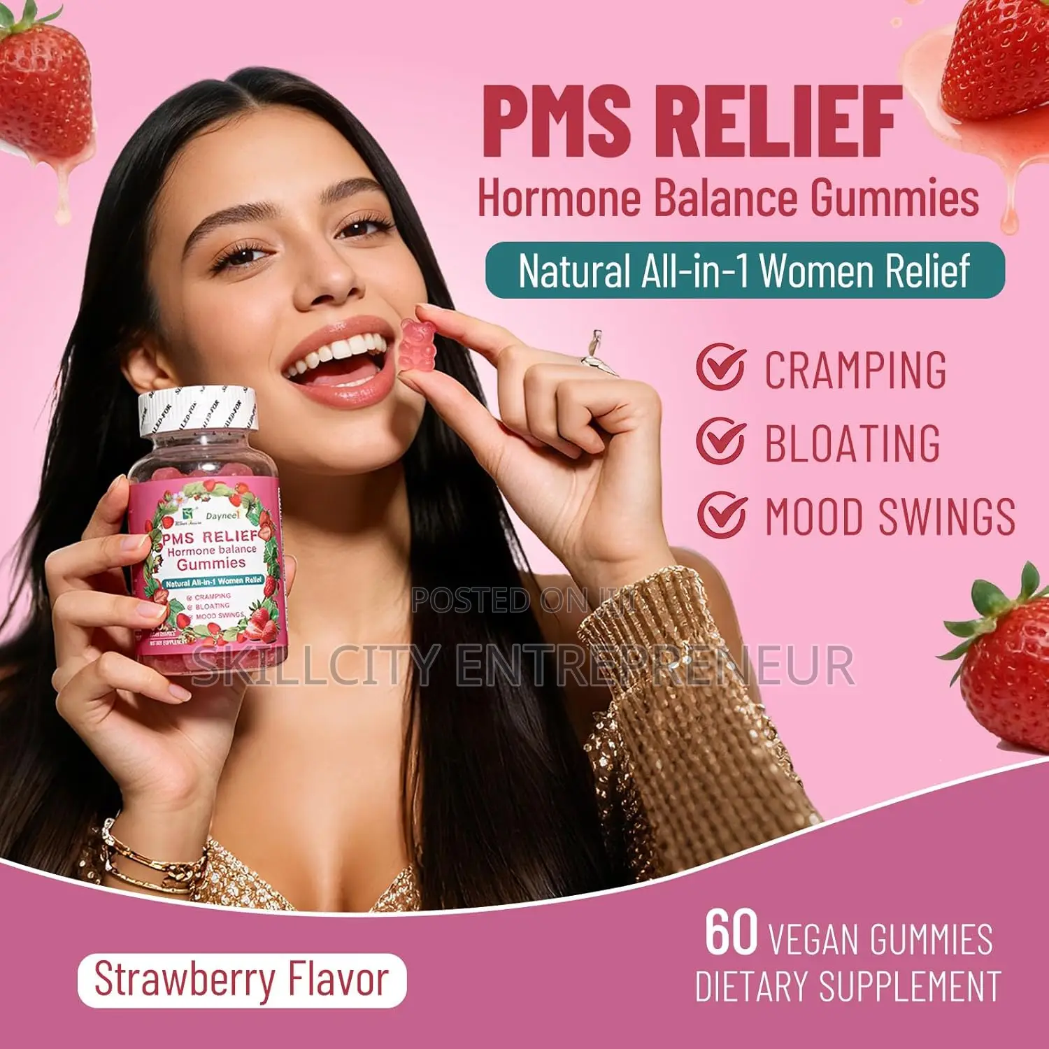 Daynee Pms Relief Hormone Balance Gummies