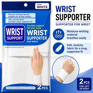 Wrist Supporter White 14cm (2pcs)