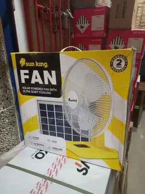Sun King Solar Powered Fan With Ultra Quiet Cooling