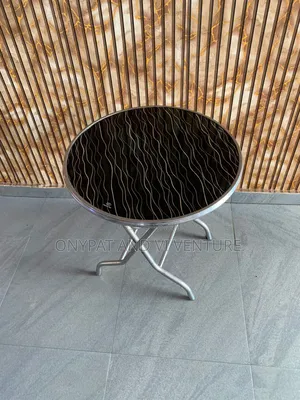 Event Banquet Round Table With Foldable Leg