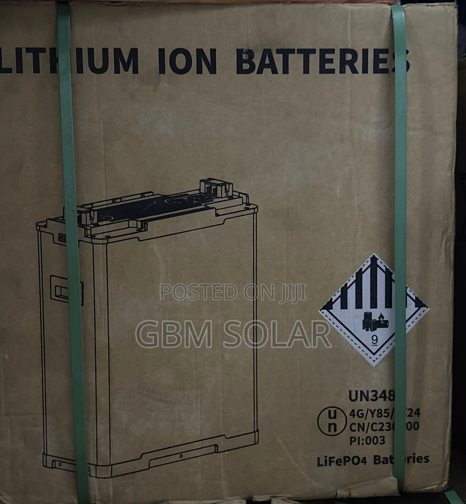 5kwh 24v Blue Carbon Lithium Battery