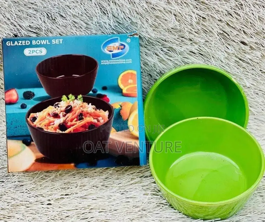 Brand New 2-Piece Glazed Bowl Set