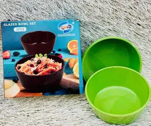 Brand New 2-Piece Glazed Bowl Set