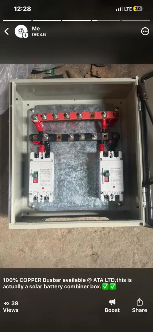 Breaker Battery With Busbar