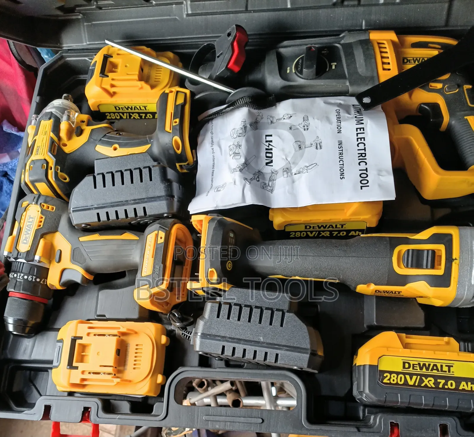 Dewalt 4in 1 Cordless Combo Kit – Complete Heavy Duty Power Tool Set