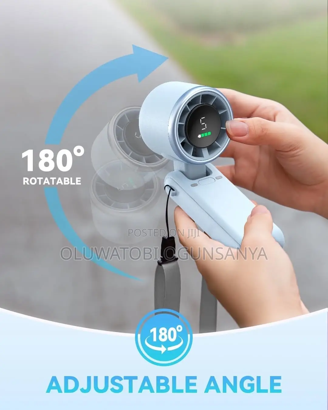 Mini Handheld Rechargeable Ac Fan