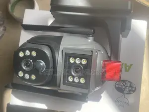 Solar Double Lens CCTV Camera
