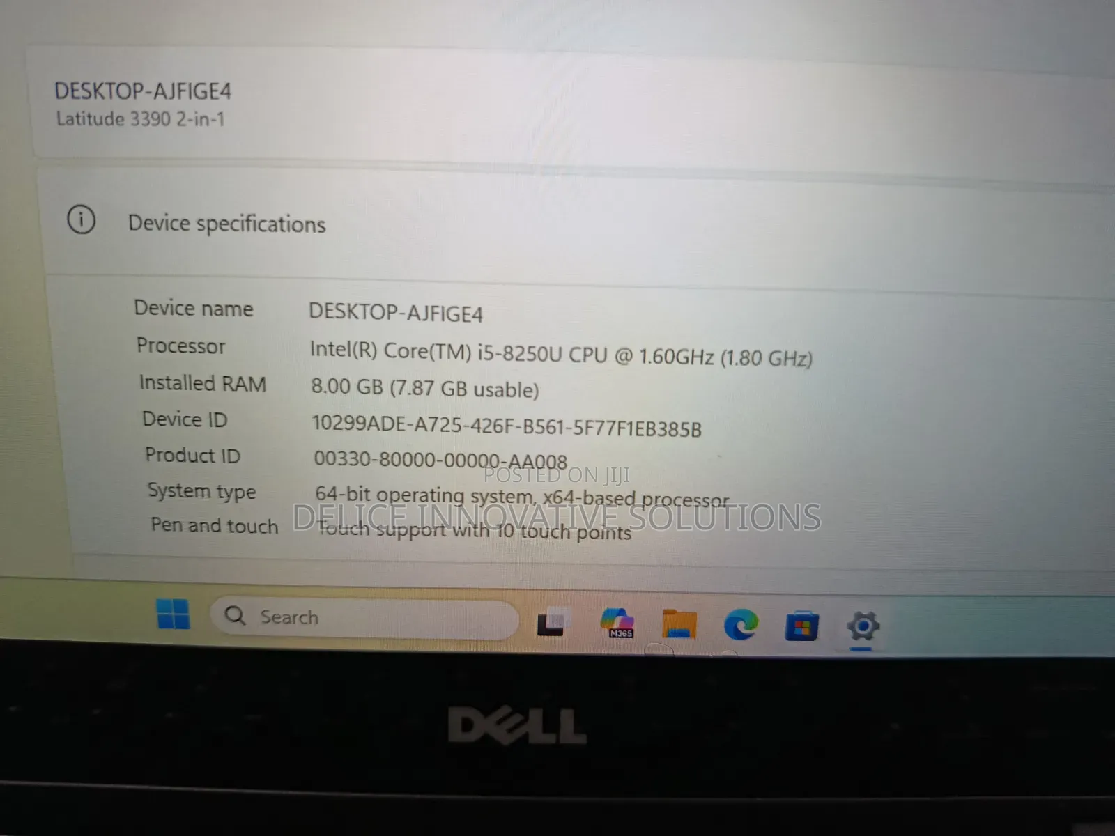 Laptop Dell Latitude 3390 8GB Intel Core i5 SSD 256GB