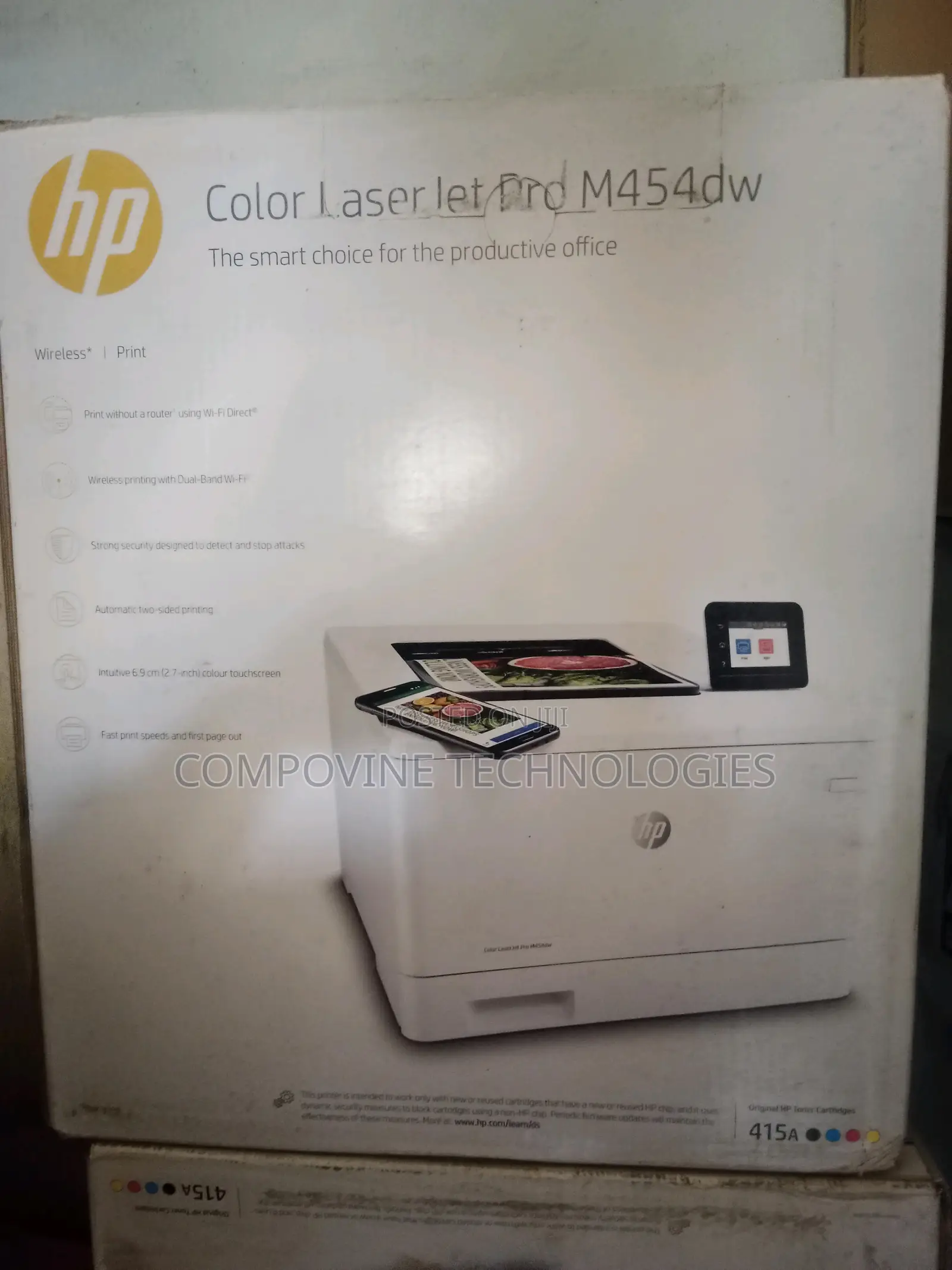 Hp Colour Laserjet Pro M454dw Printer