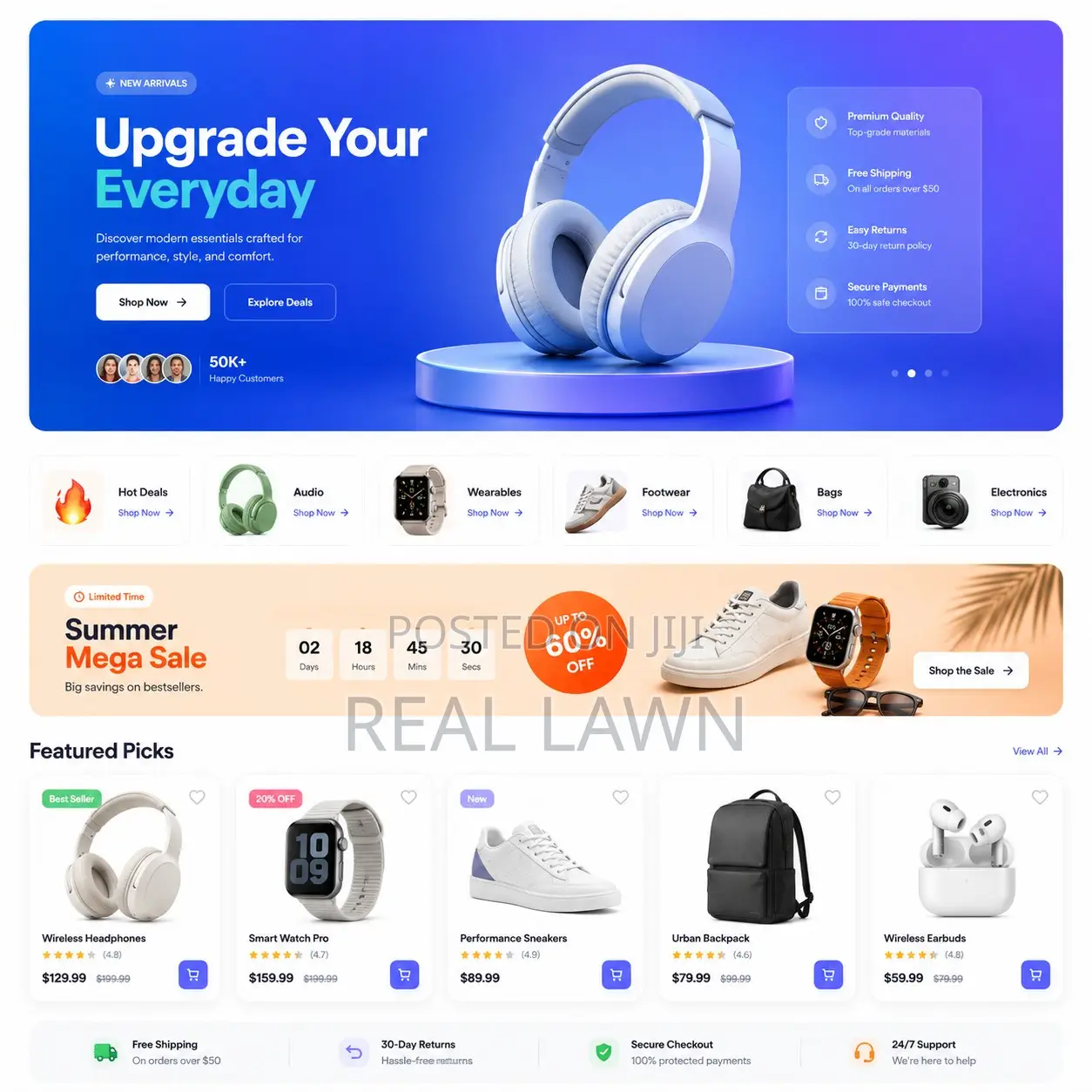 E-Commerce Website Developer With Online Payment Integration
