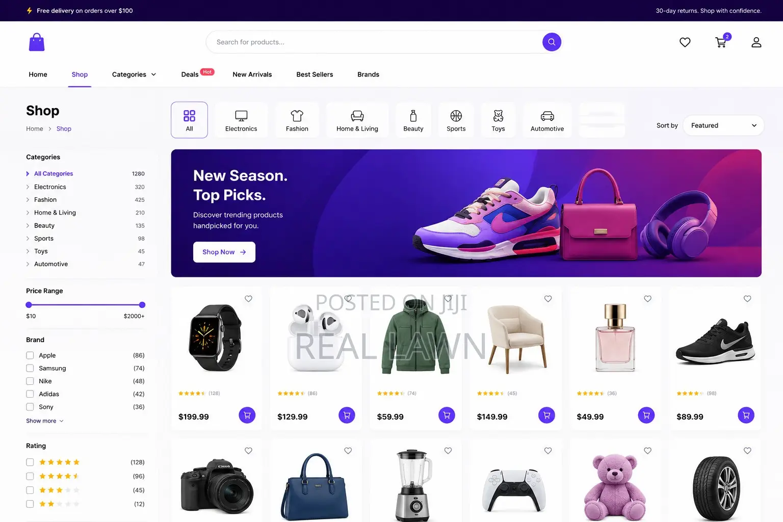E-Commerce Website Developer With Online Payment Integration