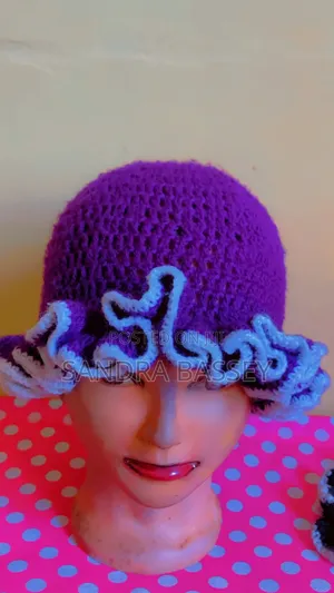 Crochet Ruffles Hat