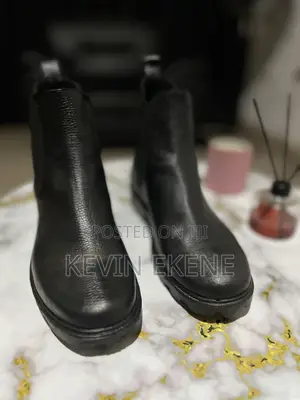 Corporate Black Leather Boots
