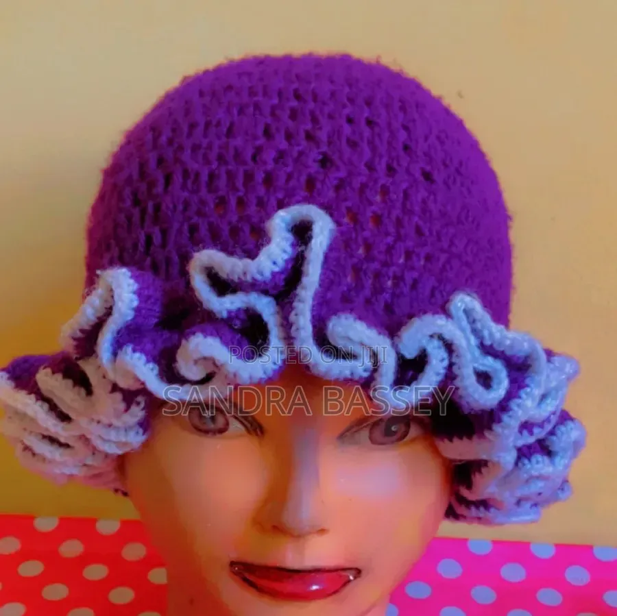 Crochet Ruffles Hat
