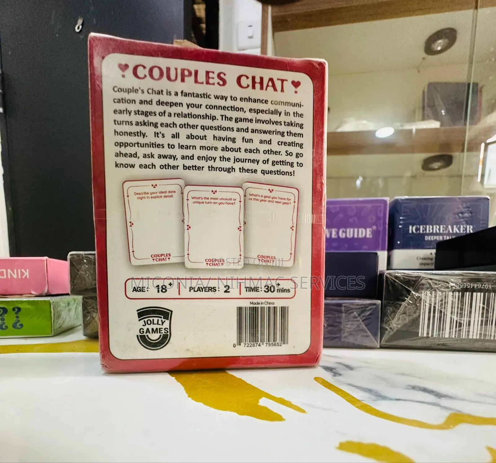 Couples Chat Card - A Bonding Deck for Couples
