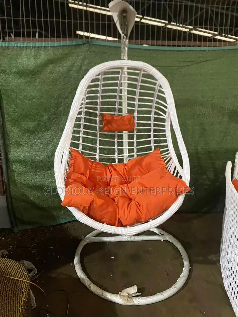 White Swing Chair