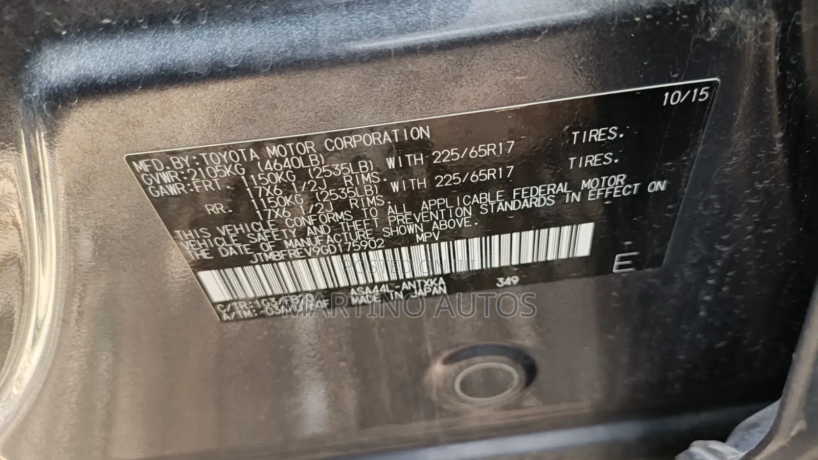 Toyota RAV4 2016 Gray