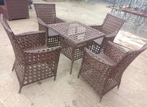 Brown by 4 Rattan Set
