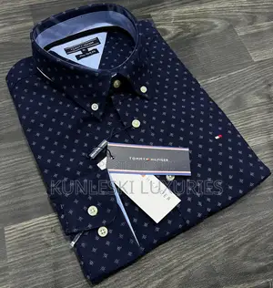 Original Tommy Hilfiger Checkers Men’S Long Sleeve Shirt