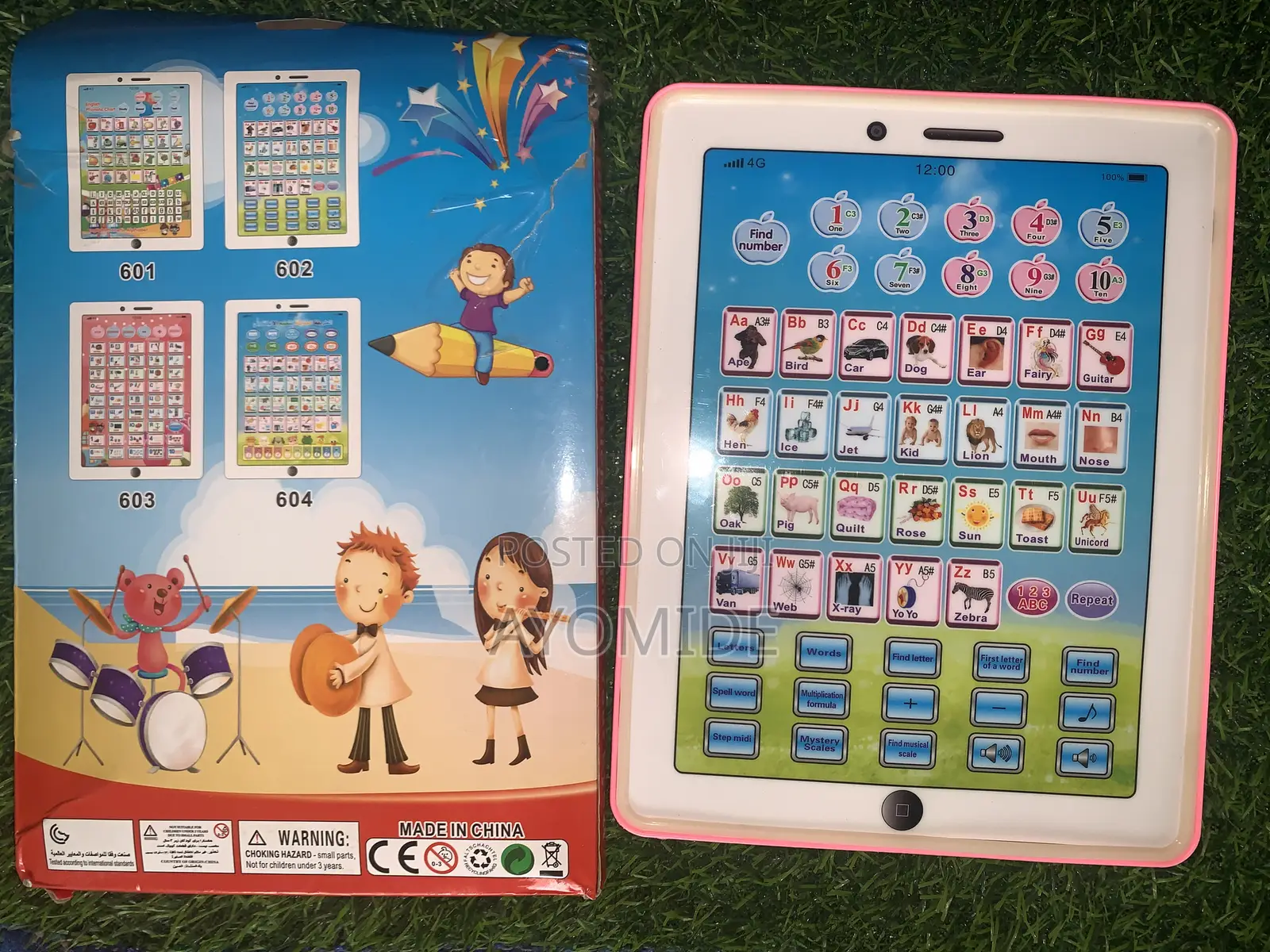 Kids Educational Learning Tab