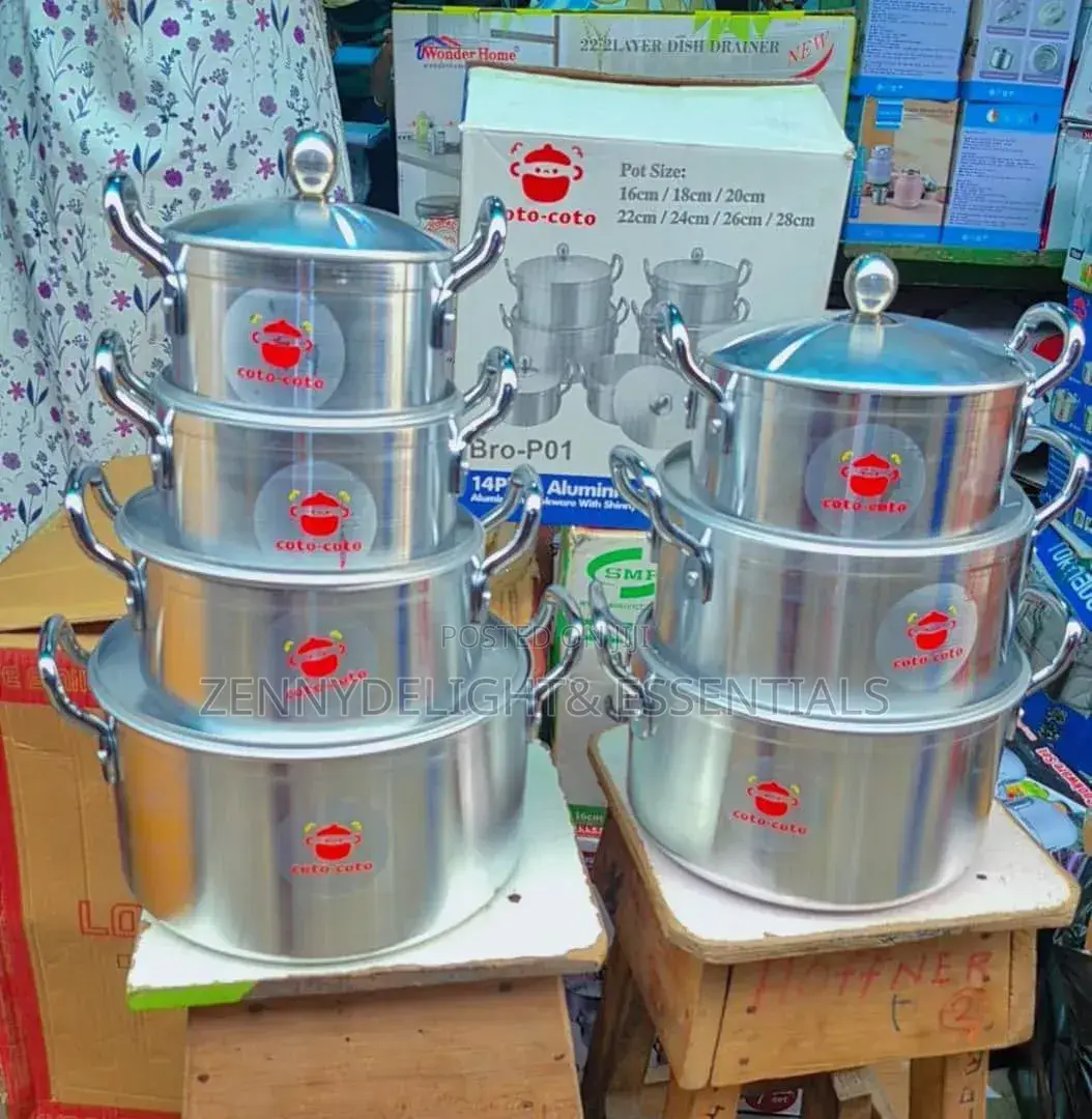 Nonstick Pot and Aluminum Pot