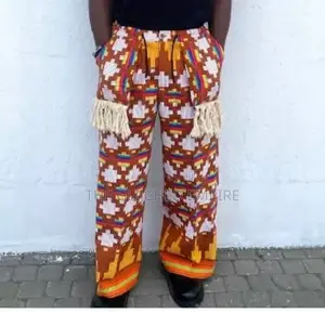 Ankara Cargo With Aso Oke Pocket or Design
