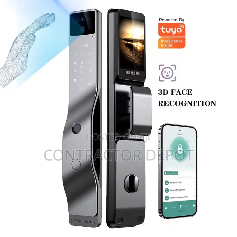 Palm Vein 3d Face Recognition Automatic Smart Digital Lock
