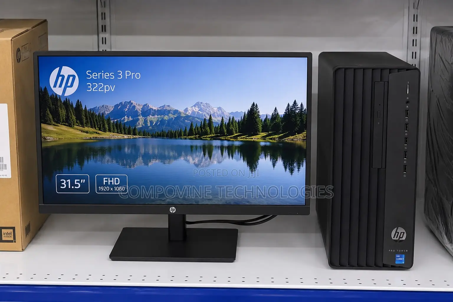 New Desktop Computer HP 290 G9 8GB Intel Core i3 SSD 512GB