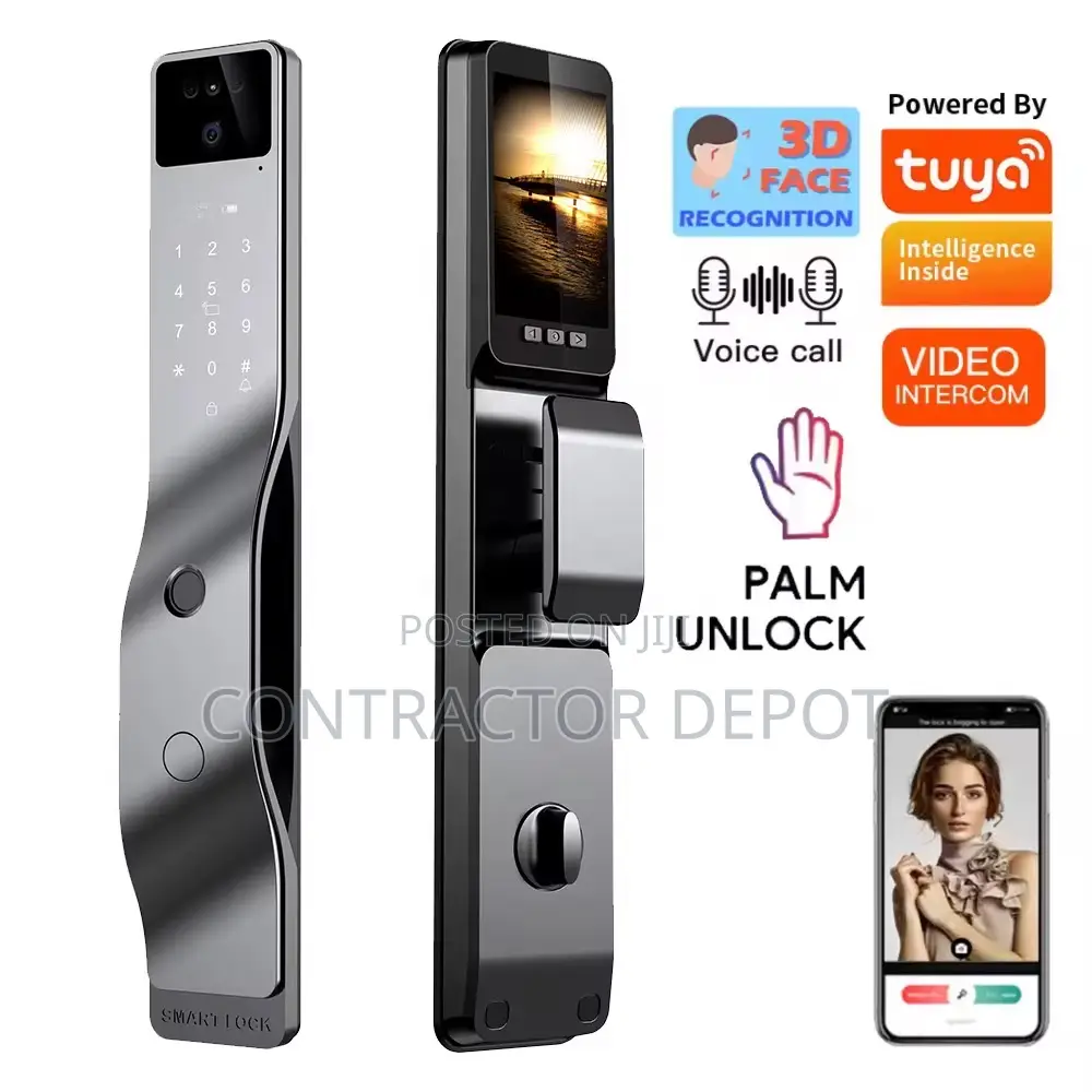 Palm Vein 3d Face Recognition Automatic Smart Digital Lock