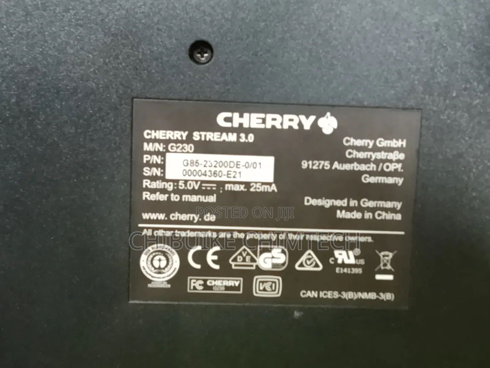 Cherry Stream Wired Keyboard