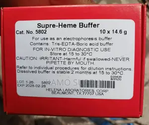 Supre-Heme Buffer for Alkaline Hemoglobin Electrophoresis
