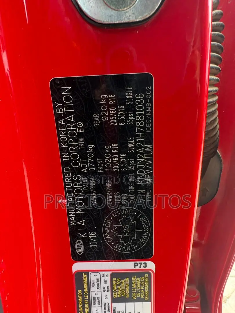 Kia Soul 2017 Red