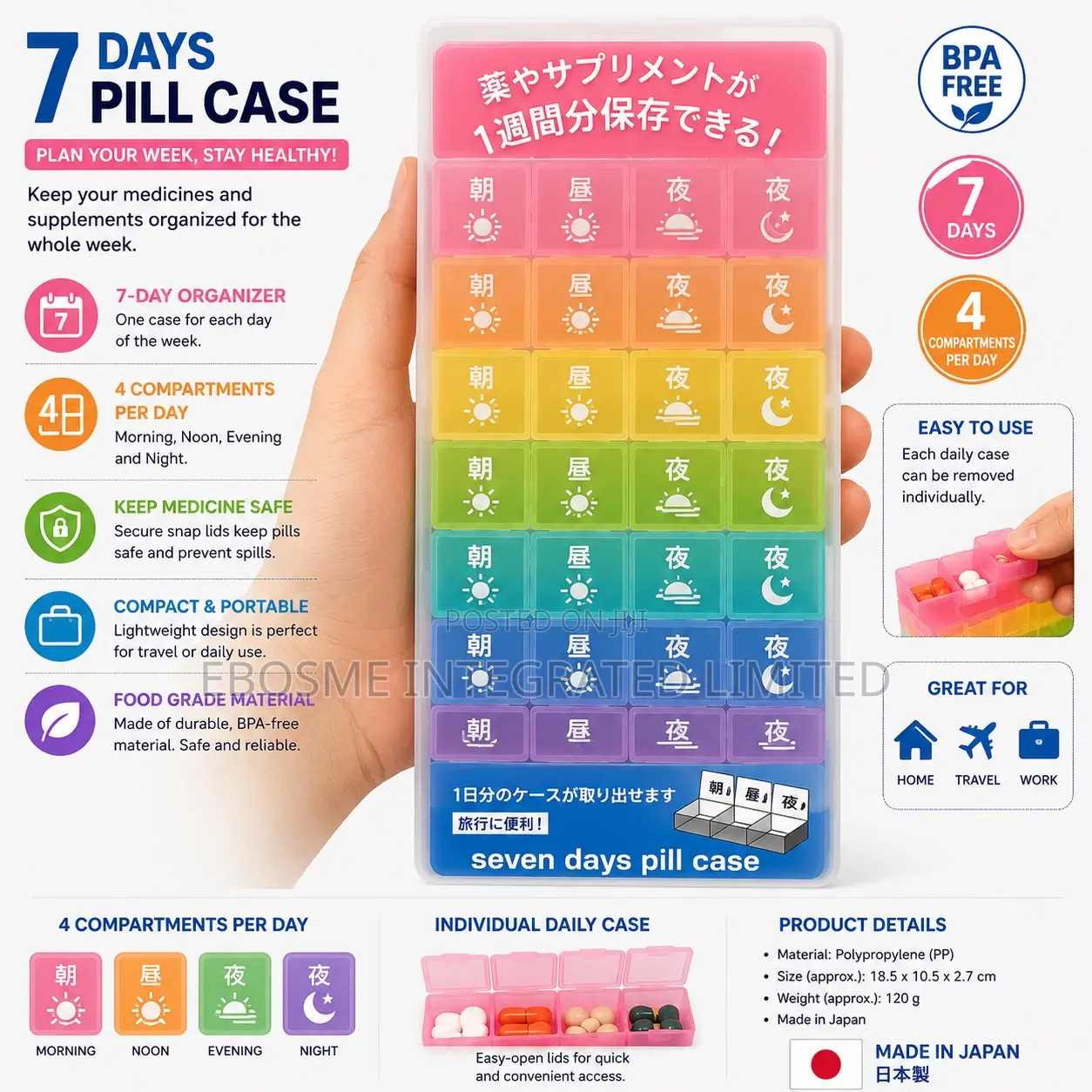 Pill Case 7 Days