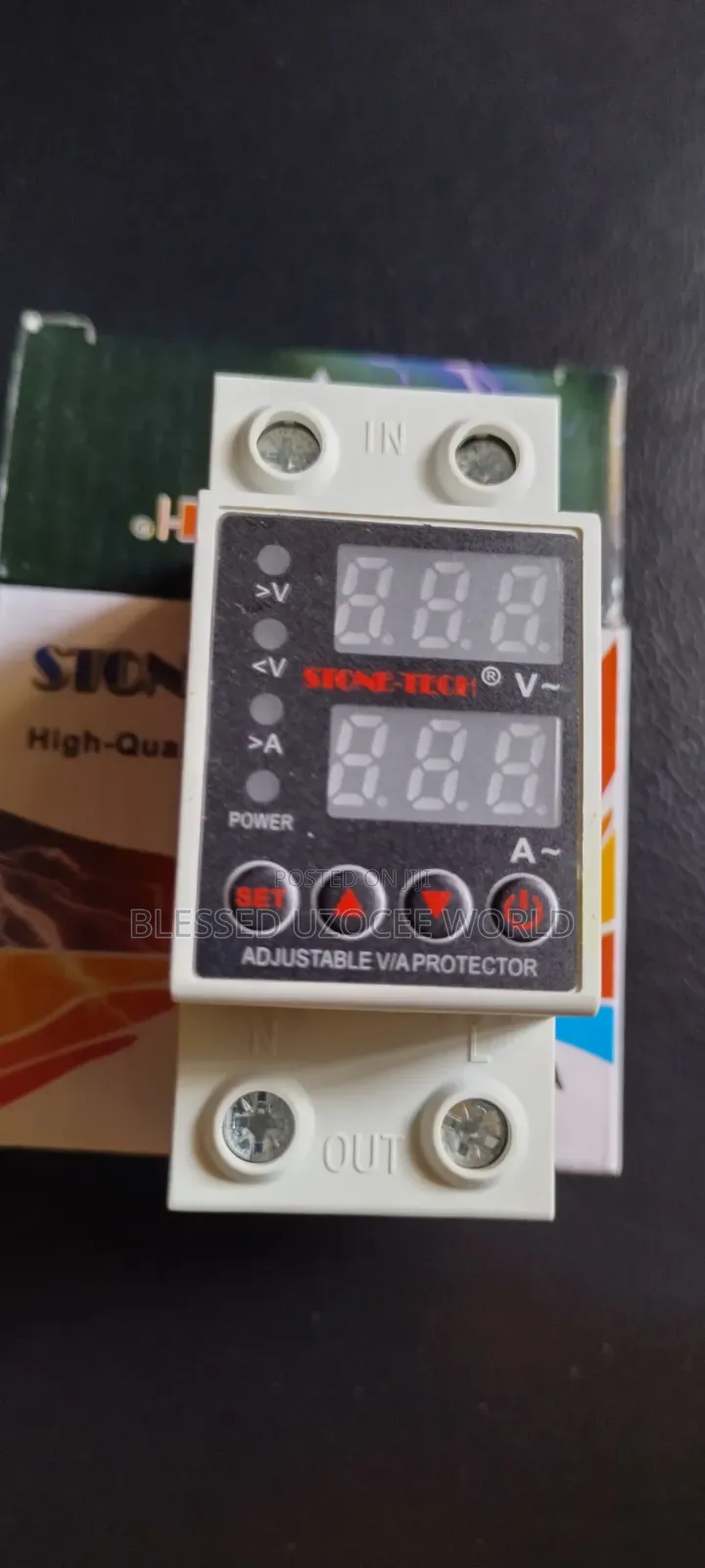 Stonetech 40a Digital Avs Adjustable Voltage Current (V/A) Protection