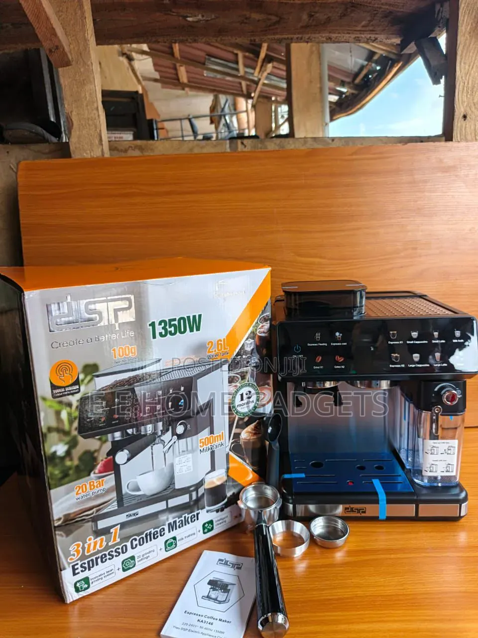 DSP 3 In1 Espresso Coffee Maker 1350watts