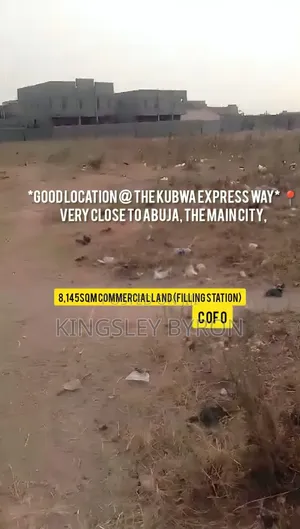 Perfect 8,145sqm at the Kubwa Express Way for Filling Station
