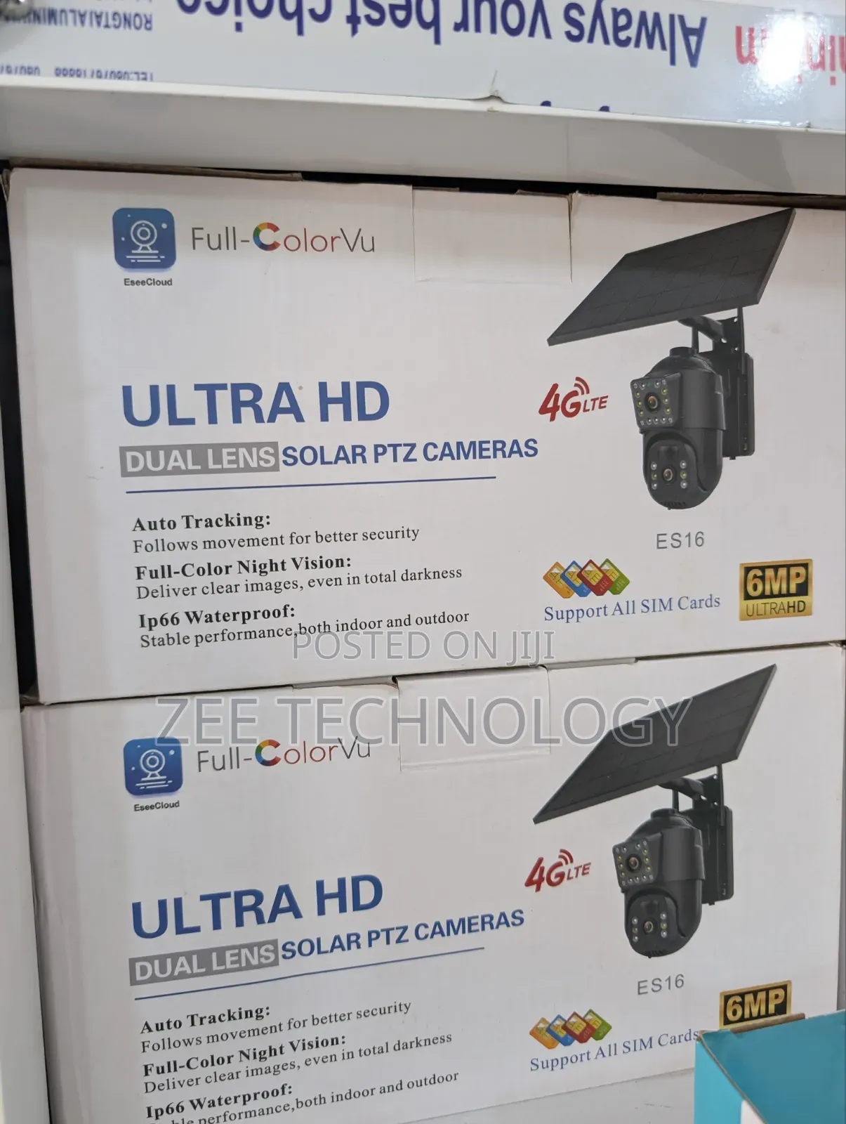 Icee App Dual Lence Solar Powered Camera